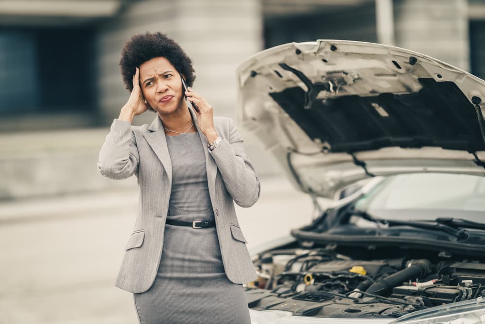 roadside assistance on another car